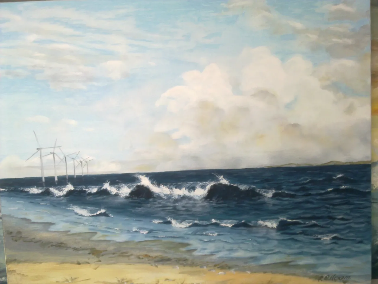 Maleri nr 39 70 cm X 90 cm